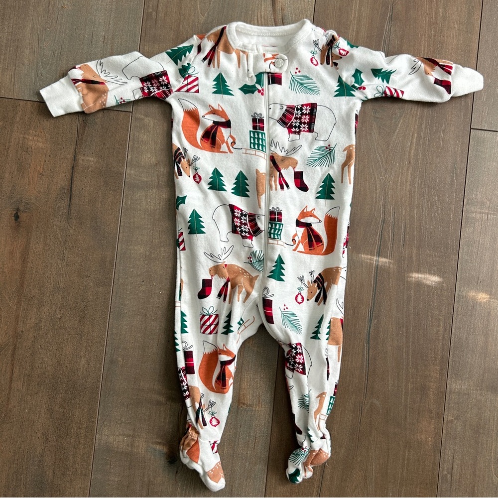 0-3M Christmas Children’s Place Footie